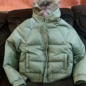 Bomber down jacket